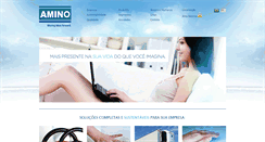Desktop Screenshot of amino.com.br