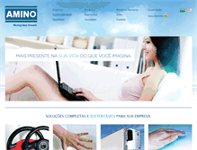 Tablet Screenshot of amino.com.br